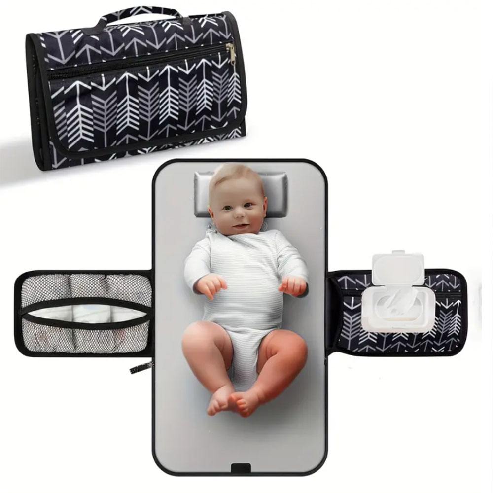 Backpack Diaper Bag - Tragbare Wickelunterlage für Wickeltasche oder Wickeltisch,