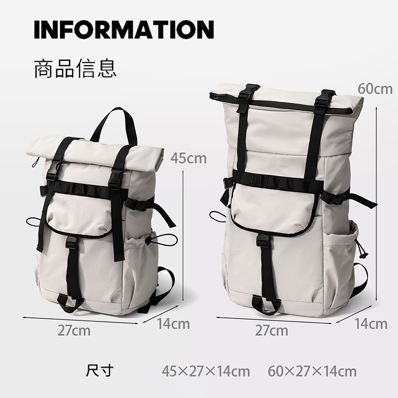 Neuer Herren-Rucksack mit Roll – Canvas Backpack Casual Bewertung und Preis